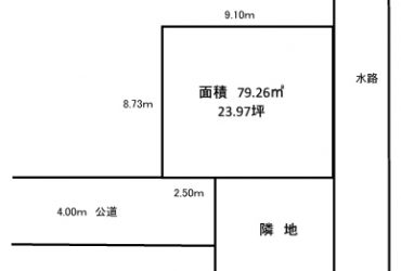 越谷市 大字上間久里 売地