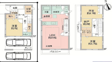 越谷市 大字大里
