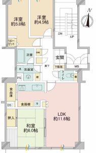 ヴィルヌーブ南越谷 A棟