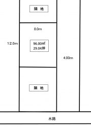 吉川市 中野 売地