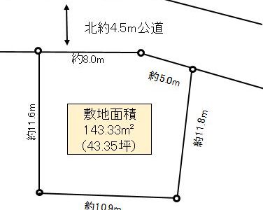 春日部市 備後東8丁目 売地