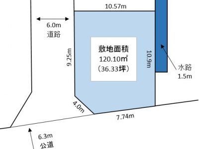 越谷市 大里 売地