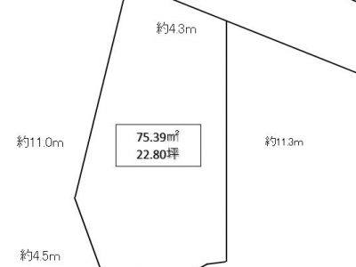 越谷市 蒲生3丁目 売地