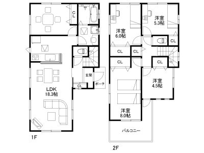 越谷市 瓦曽根3丁目 売地