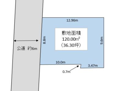 草加市 北谷2丁目 売地