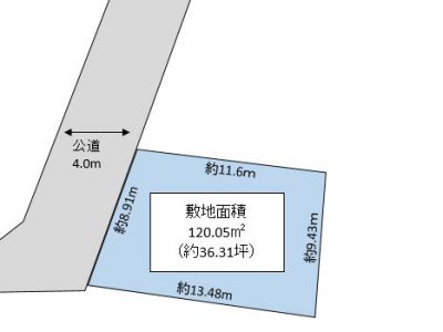 草加市 北谷3丁目 売地