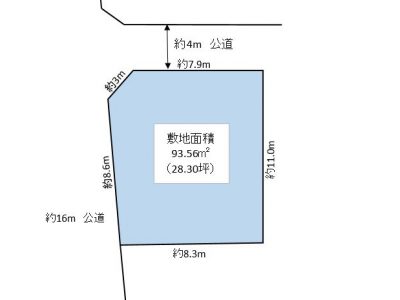 越谷市 東大沢3丁目 売地