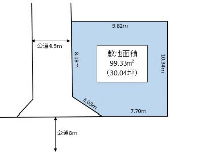 草加市 稲荷6丁目 売地