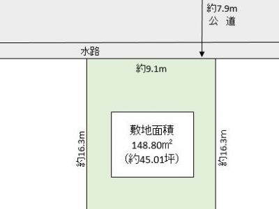 草加市 栄町3丁目 売地