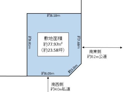 越谷市 宮本町3丁目 売地