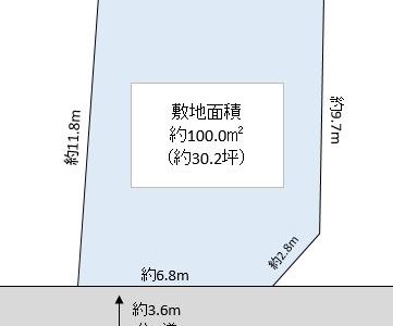 草加市 新善町 売地