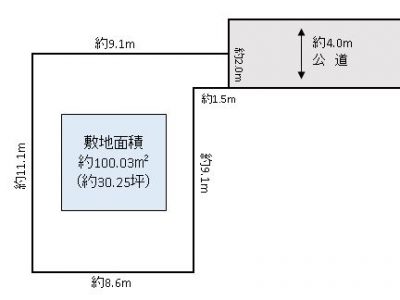 草加市 西町 売地