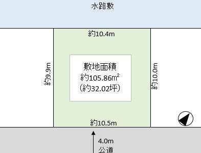 草加市 新栄1丁目 売地