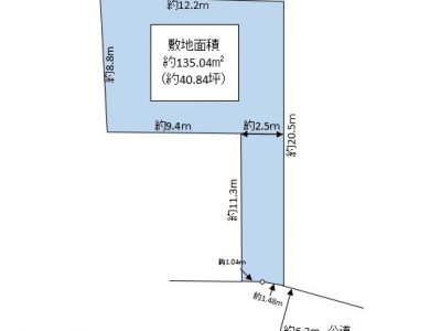 草加市 花栗4丁目 売地