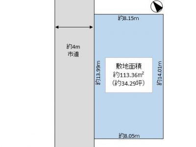 春日部市 粕壁東2丁目 売地