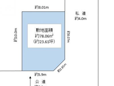 越谷市 神明町2丁目 売地