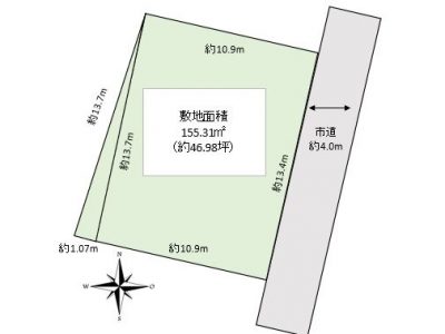 草加市 八幡町 売地