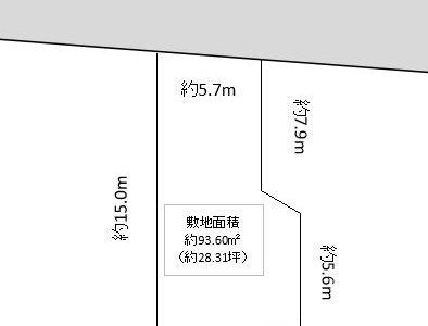 越谷市 赤山町3丁目 売地