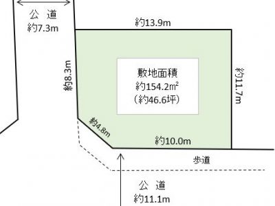 草加市 稲荷4丁目 売地