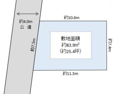 越谷市 七左町4丁目 売地