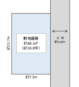 越谷市　蒲生愛宕町　売地