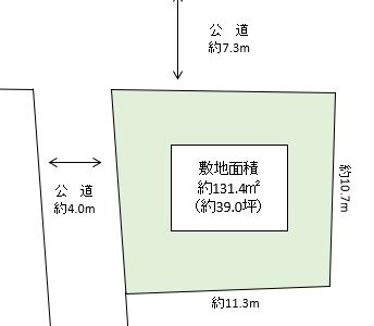 草加市　小山２丁目　売地