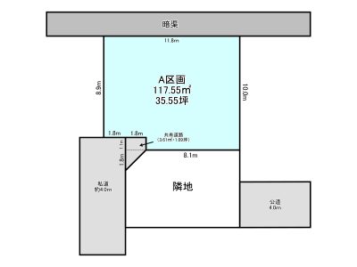 越谷市　神明町１丁目　売地A区画