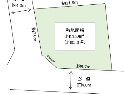 草加市　金明町　売地