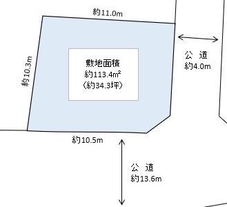 草加市　青柳２丁目　売地