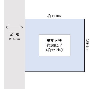 越谷市　蒲生茜町　売地