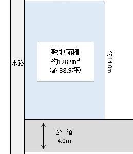 越谷市　下間久里　売地