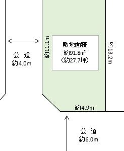 越谷市 千間台東2丁目 売地