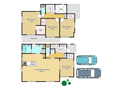 草加市　谷塚上町　売地