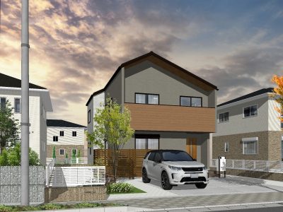 草加市　長栄３丁目　売地