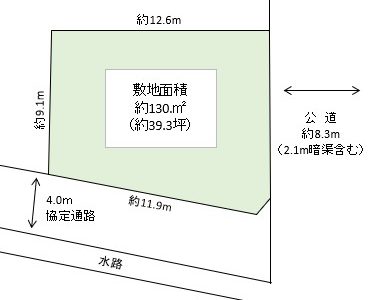 草加市　八幡町　売地