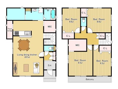 草加市　長栄３丁目　売地