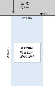 草加市　清門２丁目　売地