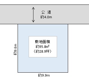 草加市　旭町５丁目　売地