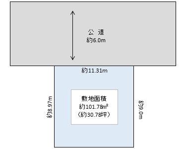 春日部市　大枝　売地