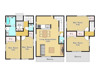 草加市　旭町５丁目　売地