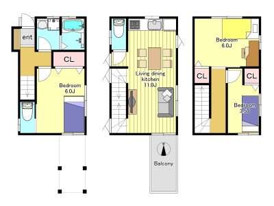 足立区　谷中３丁目　売地
